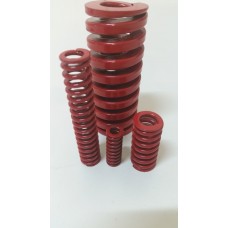 Strong load spring, Hole Diameter 10mm, Rod diameter 5mm, Free length 25mm.