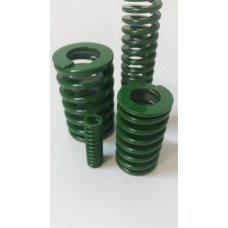 Strong load spring, Hole Diameter 10mm, Rod diameter 5mm, Free length 32 mm.