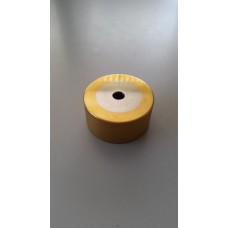 Wire drive roller coated