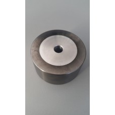 Wire drive roller coated with titanium