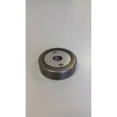 Pinch roller grooved with titanium 